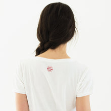 Load image into Gallery viewer, premium quality slogan t-shirt white logo: Be Happy Be Free Be You